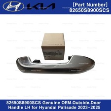 82650S8900SCS Genuine OEM Outside Door Handle LH for Hyundai Palisade 2023-2025 picture