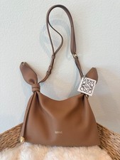 LOEWE Mini Scarf Bag Mocha Brown Smooth Calfskin NEW Authentic Receipt Dust Bag picture