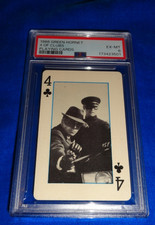 Vintage 1966 Ed-U-Cards Green Hornet Playing Card 4 of Clubs Bruce Lee / Kato picture