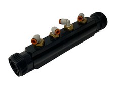 Parker 6651 25 12 04 Transair 4-Port Manifold NO NUTS picture