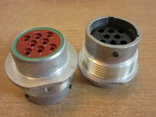 Lot of (2) HD-34-18-8SN 9910 Deutsch 8 position connectors - Unused picture