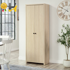 Mainstays Westley 2 Door Pantry Cabinet Spring Pine Finish picture