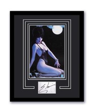 Elvira Autographed Signed 11x14 Framed Photo Cassandra Peterson ACOA picture