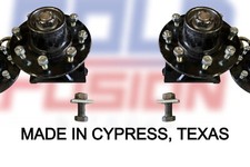 8 x 6.5 Lug 8000LB Shipping Container Wheels, Bolt-on Spindle Kit NEW picture