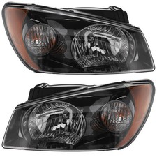 Headlight Set For 2004 2005 2006 Kia Spectra Left and Right With Bulb 2Pc picture