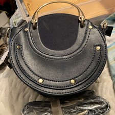  New with tags Lulus Tinley Navy Blue Circle Purse🔥🔥🔥 picture