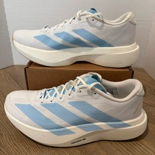 Adidas Adizero EVO SL Woven W9.5 White/Blue Excellent picture