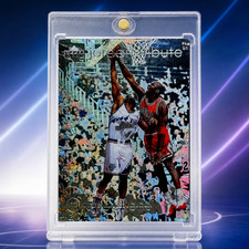 Michael Jordan Card 90s Insert Rainbow Holo Foil SSP Rare NBA Bulls Jersey #23 picture