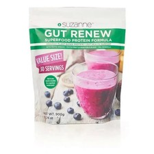 Suzanne Somers GUT RENEW Superfood Protein Powder Gut Health Organic 31.7 oz picture