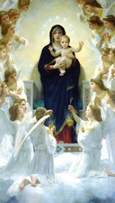 Hail Holy Queen LAMINATED Prayer Card, 5-pack, with Two Free Bonus Cards picture