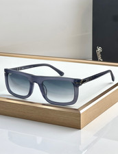 Persol Square Sunglasses Grey Frame Gradient Lens Classic Italian Style picture