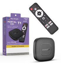 2026 Android 16 Streaming TV Box 8K Voice Control 2GB/16GB Mortal T1 HDR WiFi 6 picture