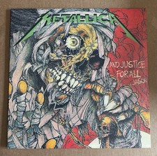 Kirk Hammett & Lars Ulrich Metallica Signed And Justice For All / Jason JSA COA picture