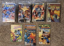 1998 Marvel Heroes Return Era - Lot Of 121 Comics  Avengers Iron Man Cap Thor FF picture