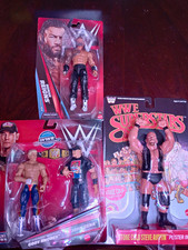 Rare Stone Cold LJN Blackcard WWE Main Event 3-Pack Lot Reigns Cena Rhodes picture