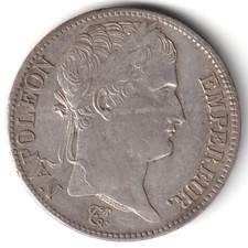 1811-Q France 5 Francs Napoleon Perpignan Mint Silver Nice  picture