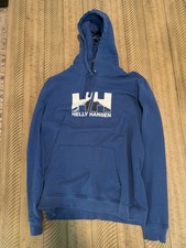 Helly Hansen Men’s Large Blue Mountain Graphic Pullover Hoodie Sweatshirt HH picture