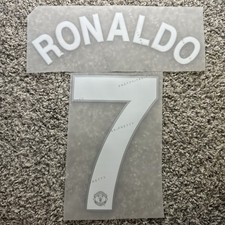 2008/2009 Manchester United Ronaldo 7 Champion League Player size Nameset Number picture