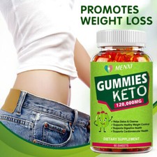 120,000mg Keto BHB Diet Gummies -Fat Burner ACV Weight Loss Appetite Suppressant picture