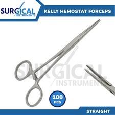100 Kelly Hemostat Forceps Surgical & Veterinary Economy 6.25