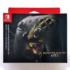Monster Hunter Rise Edition Wireless Pro Controller for Nintendo Switch NEW picture