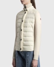 Moncler Grenoble cream beige cardigan knit wool down picture