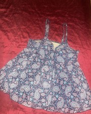 Catherine’s Plus  Swim  Tankini Plus Size 24w Paisley  With  Adjust Straps picture