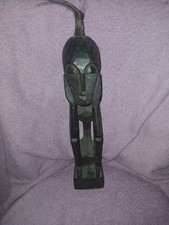 Batak Headhunter Vintage Meditating Shaman Elder Carving ~ Sumatra picture