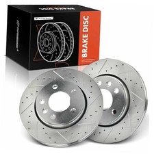 11.56 Inch (293.7 mm) Disc Brake Rotors - Rear Drilled and Slotted picture