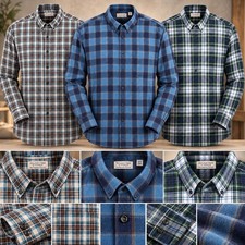 Roundtree & Yorke Portuguese 3 Flannel shirts Bundle Men 4XT Plaid Tall Fit picture