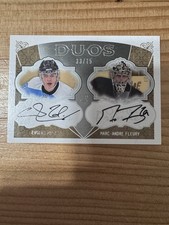 2008-09 O-Pee-Chee Duos Dual Auto /75 Marc Andre Fleury Evgeni Malkin picture