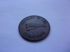 Canada Prince Edward Island Speed the Plough token 1859-1860. Hook variety  saw8 picture