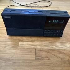 *READ* Proton RS-420 Stereo Clock Radio Alarm AM FM Vintage Retro 1990 AS-IS picture