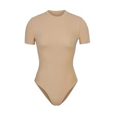 Skims Fits Everybody T-Shirt Bodysuit - NEW - Mica Beige - 3XL picture