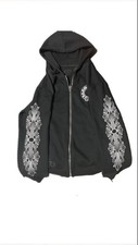 chrome heart jacket black and white  picture