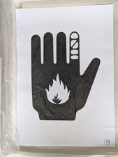 Robert Del Naja 3D – Ceasefire (Black) 2024 Art Print – Massive Attack Charity R picture