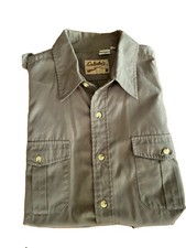 Vintage Cabela's Safari Series Shirt Men's XL Gray Short Sleeve Utility Field picture