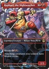 MTG Raphael, the Nightwatcher Borderless - Teenage Mutant Ninja Turtles #213 picture