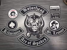 EMBROIDERED MOTORHEAD ACE OF SPADES FULL PATCH SET 10pcs (Please Read Ad) picture