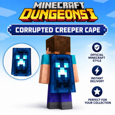 Minecraft(Dungeons II) Corrupted Creeper Cape Code | Applicable only Dungeons II picture