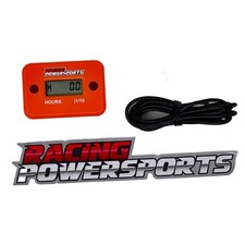 RacingPowerSports Digital Hour Meter Motorcycle ATV Snowmobile Dirt Bike Orange picture