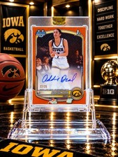 2025-26 Bowman Chrome Addison Deal 1st Bowman Orange Auto /25 Iowa Hawkeyes picture