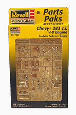 Revel Monogram 85-7251 Chevy 283 c.i. V-8 Engine Parts Pack New picture