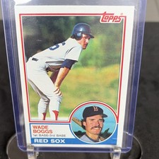 Topps 1983 Topps Base Set Wade Boggs #498 Boston Red Sox Baseball Card picture