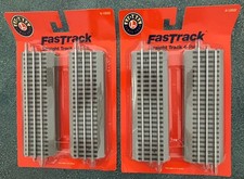 2 BRAND NEW PACKAGES OF LIONEL FASTRACK 4 STRAIGHTS #6-12032 picture