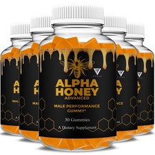 (5 Pack) Alpha Honey Performance Gummies, AlphaHoney Supplement (150 Gummies) picture