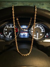 Men's 14k Gold Stamped Rope Chain 20 Inches 