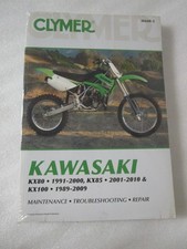 91-00 Kawasaki KX80 01-10 KX85 89-09 KX100 Clymer Service Repair Manual M448-2 picture