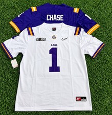 NEW Ja'Marr Chase LSU Tigers National Championship Jersey SHIPS FAST picture
