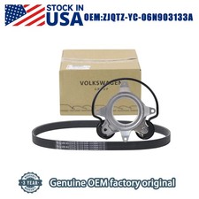 06N903133A Belt Tensioner Kit 06L903137 Serpentine Belt For Audi Q5 Q7 2.0 TSI picture
